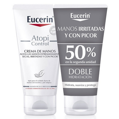 Eucerin AtopiControl Creme de Mãos 75ml + 75ml
